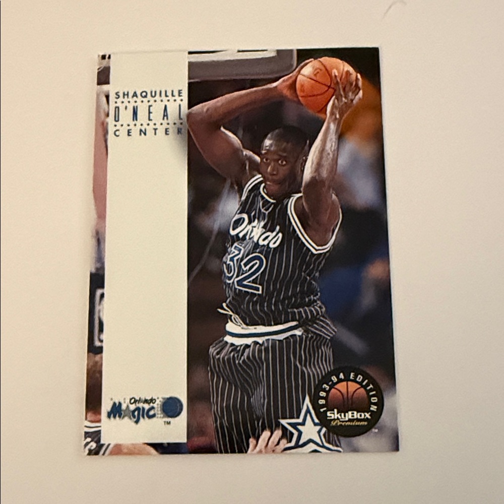 Shaquille O'Neal Orlando Magic Basketball Card
